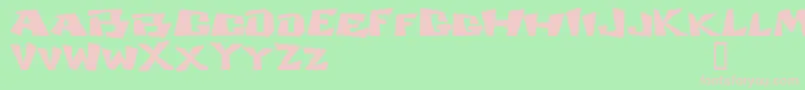 COSMDD   Font – Pink Fonts on Green Background