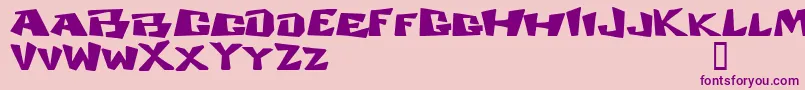 COSMDD   Font – Purple Fonts on Pink Background