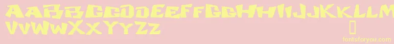 COSMDD   Font – Yellow Fonts on Pink Background