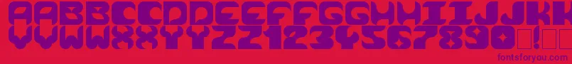 More about Cosmik Orchestra Font Cosmik Orchestra Font – Purple Fonts on Red Background