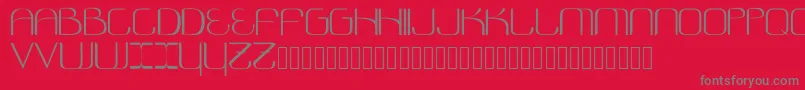 Cosmonautica Font – Gray Fonts on Red Background