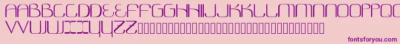 Cosmonautica Font – Purple Fonts on Pink Background