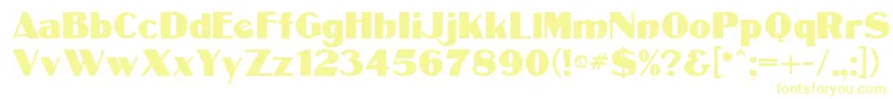 CotrellCFExtraBold Regular Font – Yellow Fonts