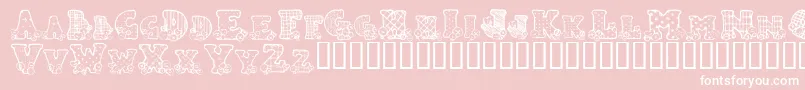 COUNB    Font – White Fonts on Pink Background