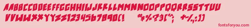fuente counter hit Bold Italic – Fuentes Rojas Sobre Fondo Rosa