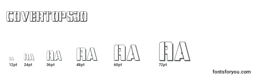 Размеры шрифта Covertops3d (124067)