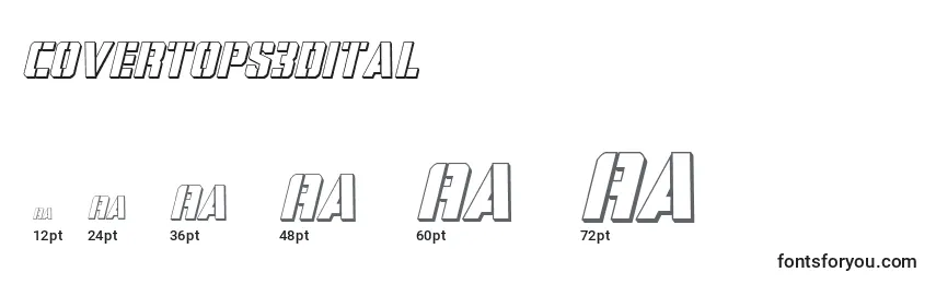 Размеры шрифта Covertops3dital (124068)