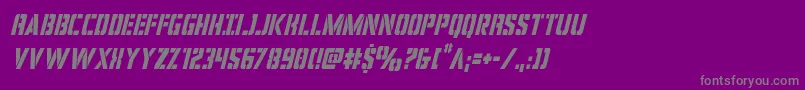 covertopscondital Font – Gray Fonts on Purple Background