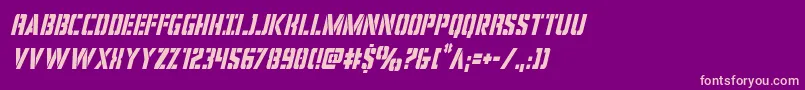 covertopscondital Font – Pink Fonts on Purple Background