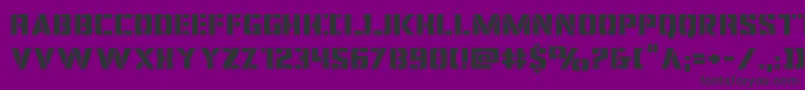 フォントcovertopsexpand – 紫の背景に黒い文字