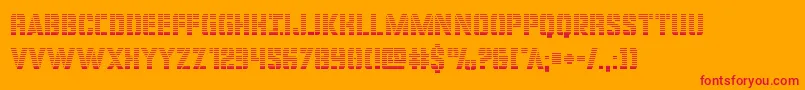 covertopsgrad Font – Red Fonts on Orange Background