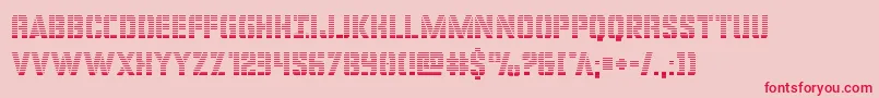 covertopsgrad Font – Red Fonts on Pink Background