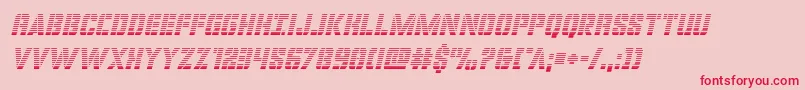 covertopsgradital Font – Red Fonts on Pink Background