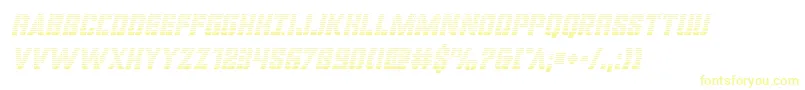 covertopsgradital Font – Yellow Fonts on White Background