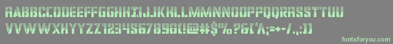 covertopshalf Font – Green Fonts on Gray Background