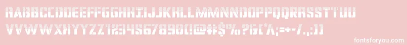 covertopshalf Font – White Fonts on Pink Background