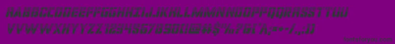 Шрифт covertopshalfital – чёрные шрифты на фиолетовом фоне