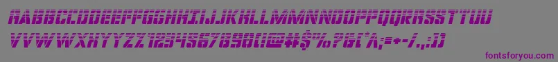 covertopshalfital Font – Purple Fonts on Gray Background