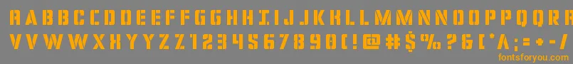 More about covertopstitle Font covertopstitle Font – Orange Fonts on Gray Background