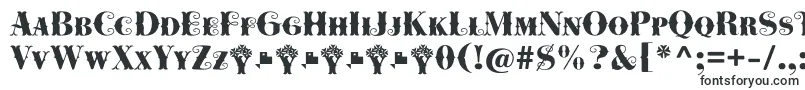 Шрифт Cowboya Bifurcated – шрифты, начинающиеся на C