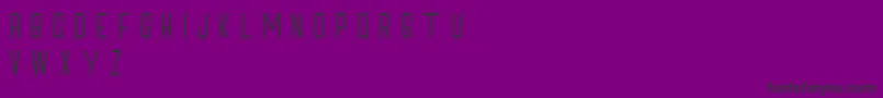 フォントCoxs Bazar – 紫の背景に黒い文字