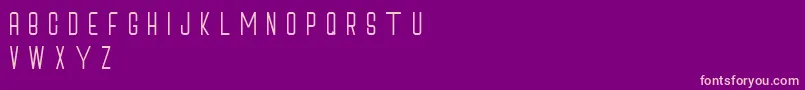 Coxs Bazar Font – Pink Fonts on Purple Background