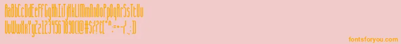 Weitere Informationen zur CQ Full Stretch-Schriftart CQ Full Stretch-Schriftart – Orangefarbene Schriften auf rosa Hintergrund