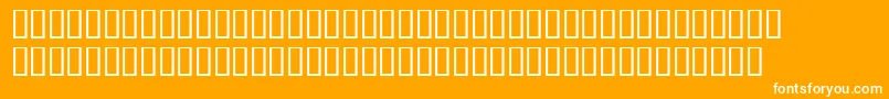 crackaddict Font – White Fonts on Orange Background