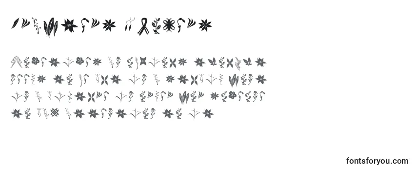 Schriftart Crafters Flowers (124108)