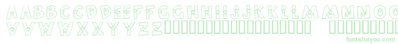 Craftopia Stars Font – Green Fonts