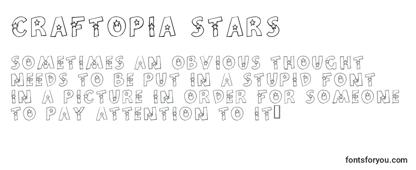 Schriftart Craftopia Stars