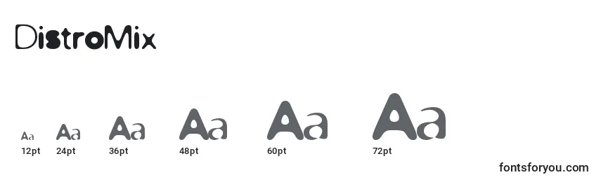 DistroMix Font Sizes