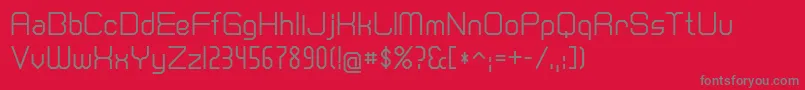 cranberry gin Font – Gray Fonts on Red Background