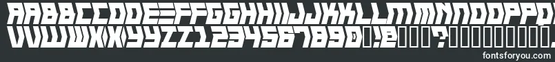 CRANK    Font – White Fonts on Black Background