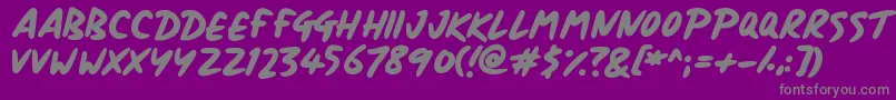 Подробнее о шрифте Signboard Шрифт Signboard – серые шрифты на фиолетовом фоне