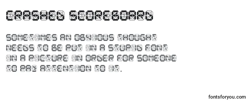 Шрифт Crashed Scoreboard