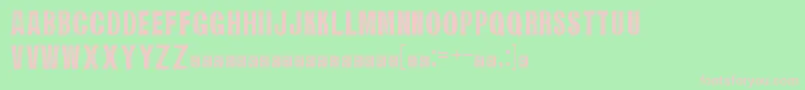 CRAVA PersonalUse Font – Pink Fonts on Green Background