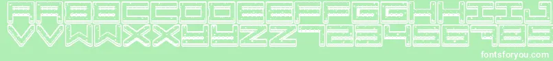 Crazy COokies Font – White Fonts on Green Background