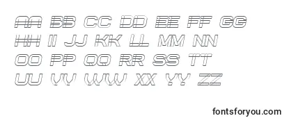 Created Italic Font