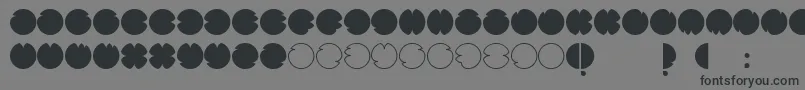 CodesRegular Font – Black Fonts on Gray Background