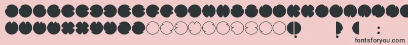 CodesRegular Font – Black Fonts on Pink Background