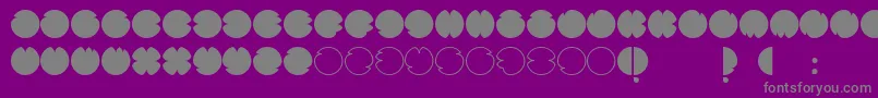 CodesRegular Font – Gray Fonts on Purple Background