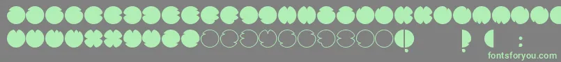 CodesRegular Font – Green Fonts on Gray Background