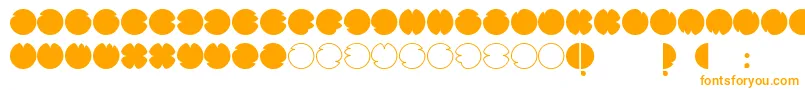CodesRegular Font – Orange Fonts on White Background