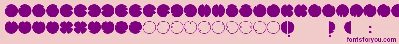 Шрифт CodesRegular – фиолетовые шрифты на розовом фоне