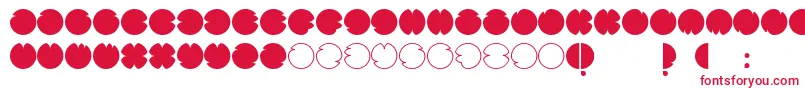 Шрифт CodesRegular – красные шрифты на белом фоне