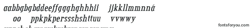 フォントcredit valley bold italic – イボ文字