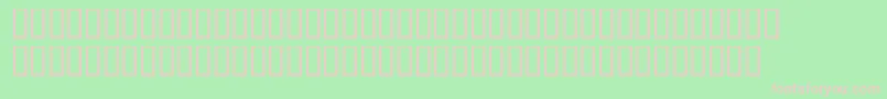 Eagan Font – Pink Fonts on Green Background