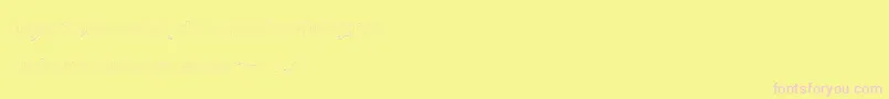 Lisätietoja Creshex Brush Outline-fontista Creshex Brush Outline-fontti – vaaleanpunaiset fontit keltaisella taustalla