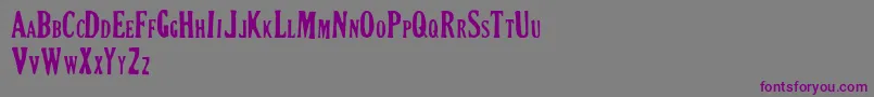 Шрифт CRIMSON PETAL – фиолетовые шрифты на сером фоне